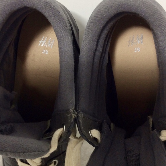 Wedge Ankle Tie Shoe Boot Sz 8 - Picture 10 of 13